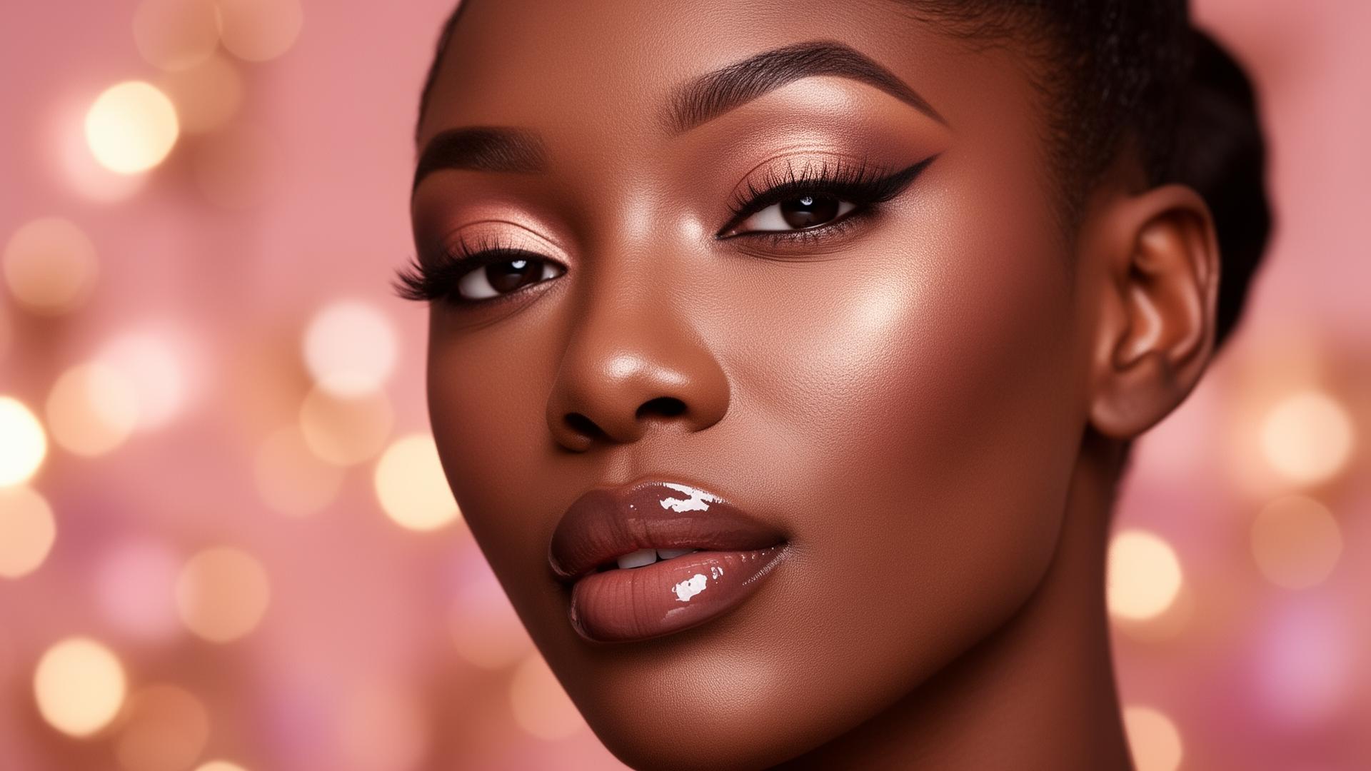 Luxury beauty model